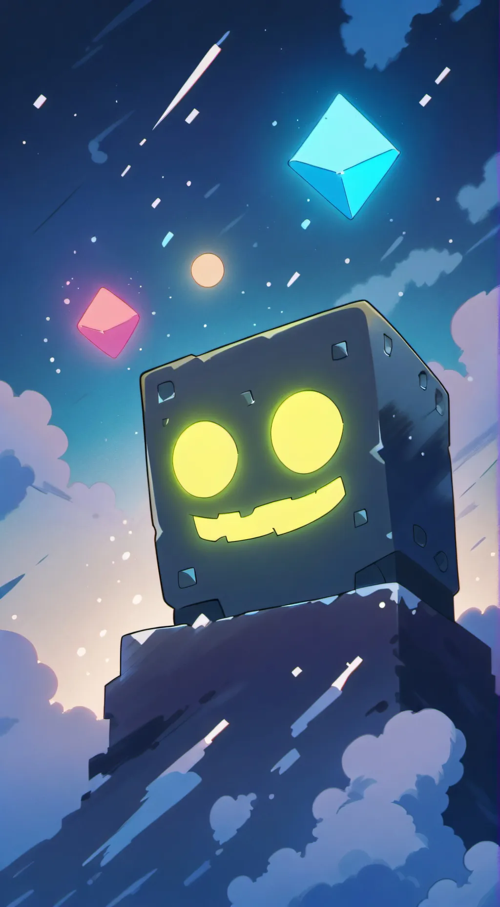 ai character: Geometry dash HS background