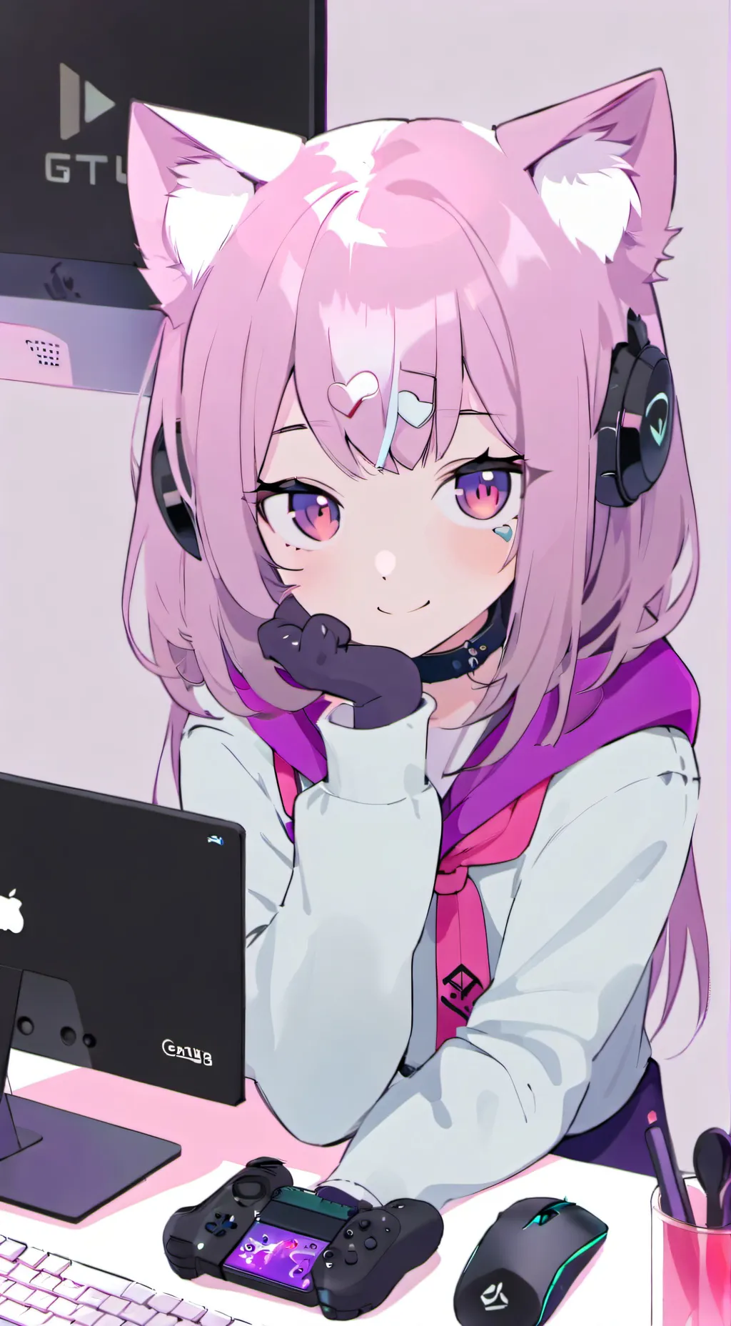 ai character: 🌸kitty🌸 background