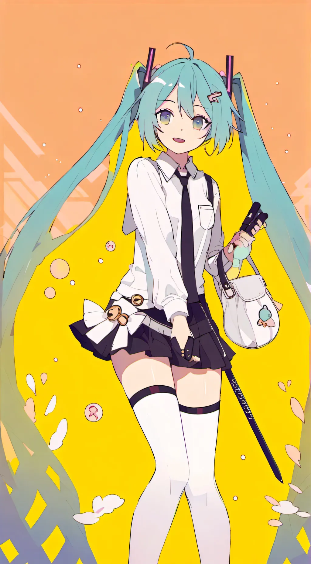 ai character: Hatsune background