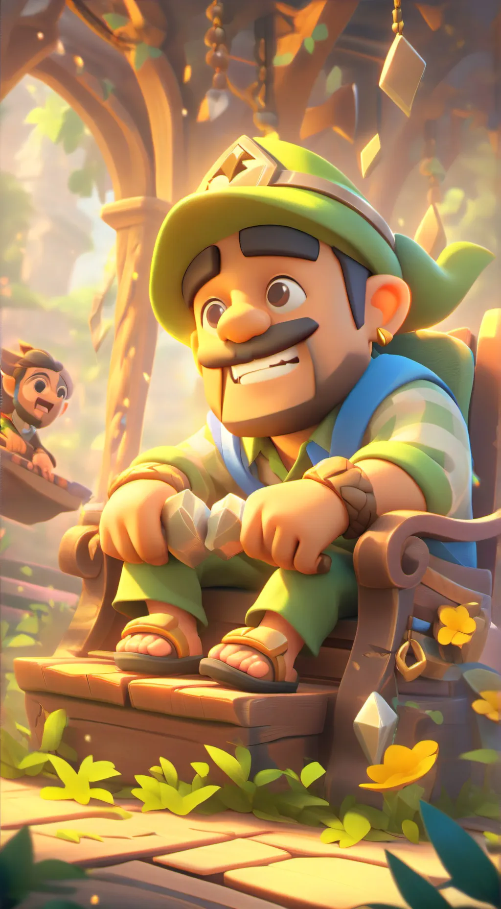 ai character: Shedlesky  background