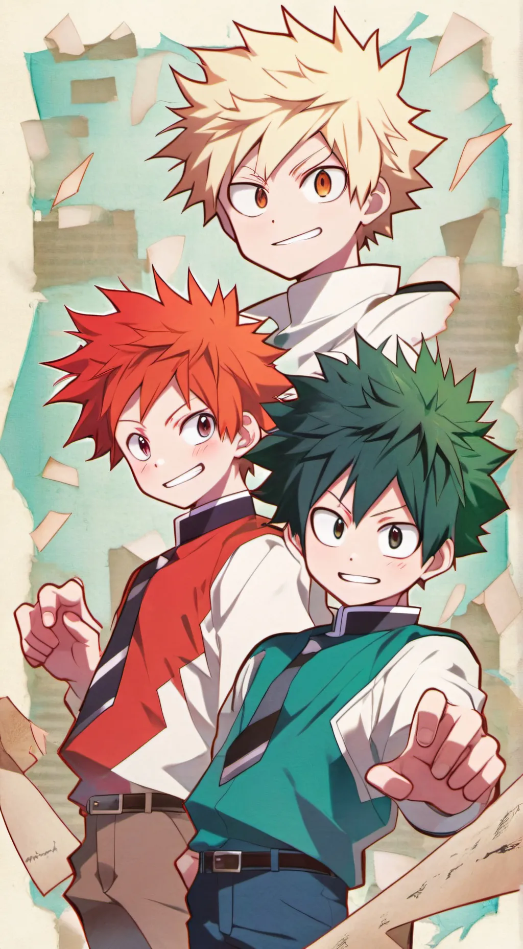 ai character: mechon de color 🎨 background