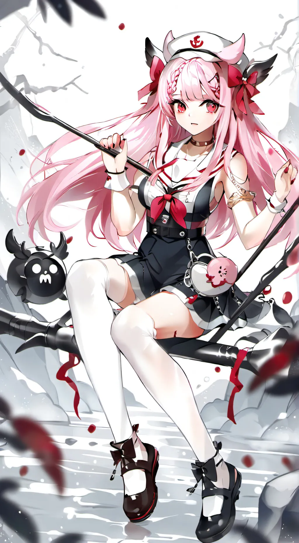 ai character: Madoka Magica  background