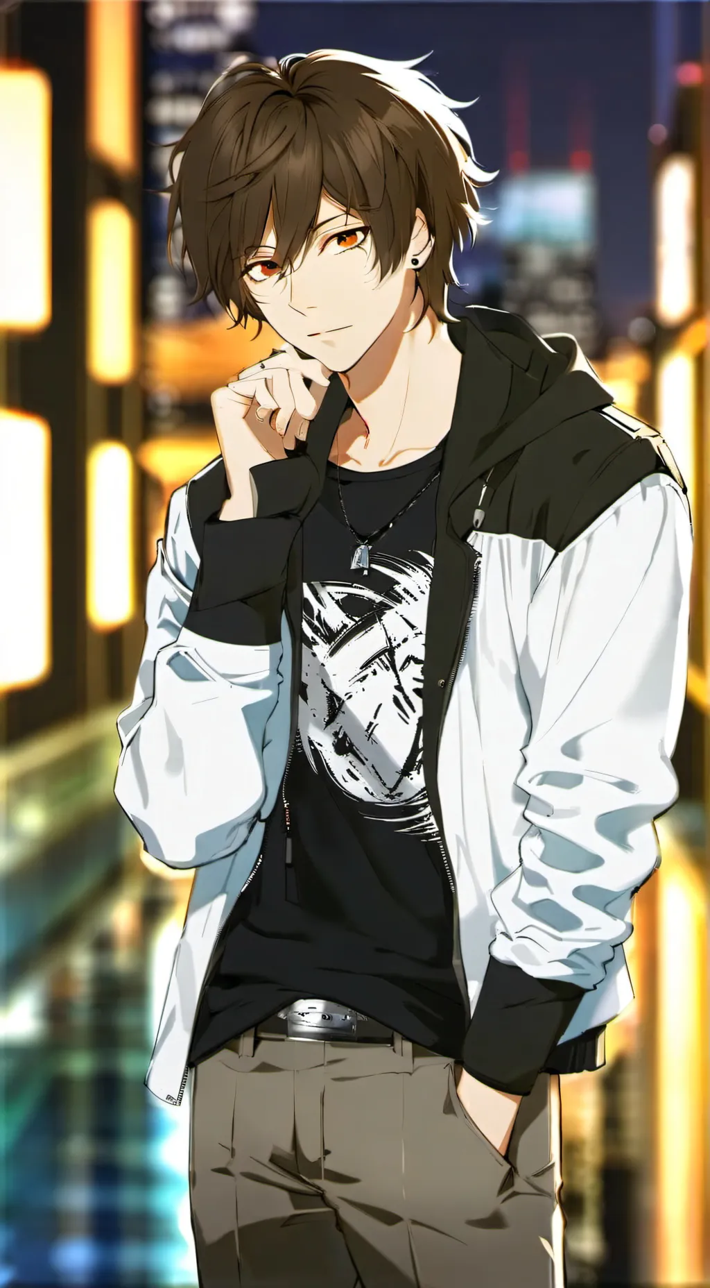 ai character: Max background