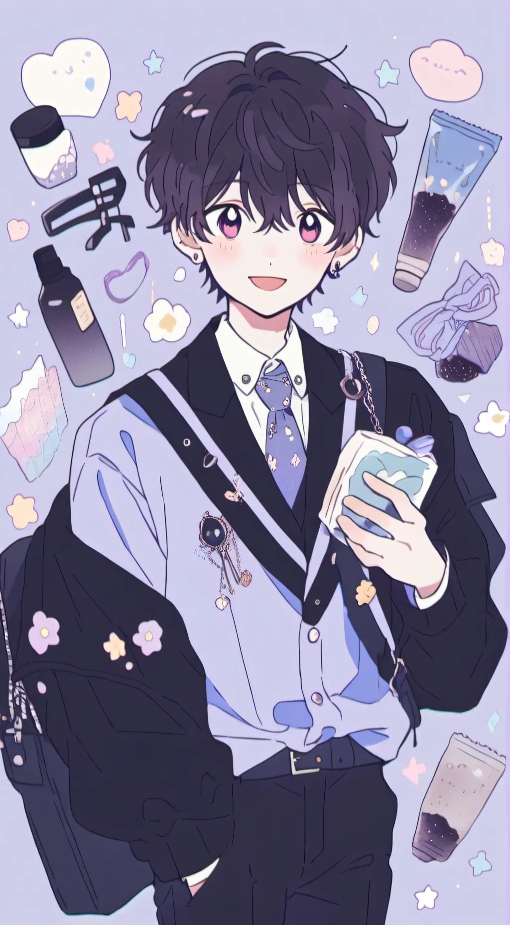 ai character: Landon  background