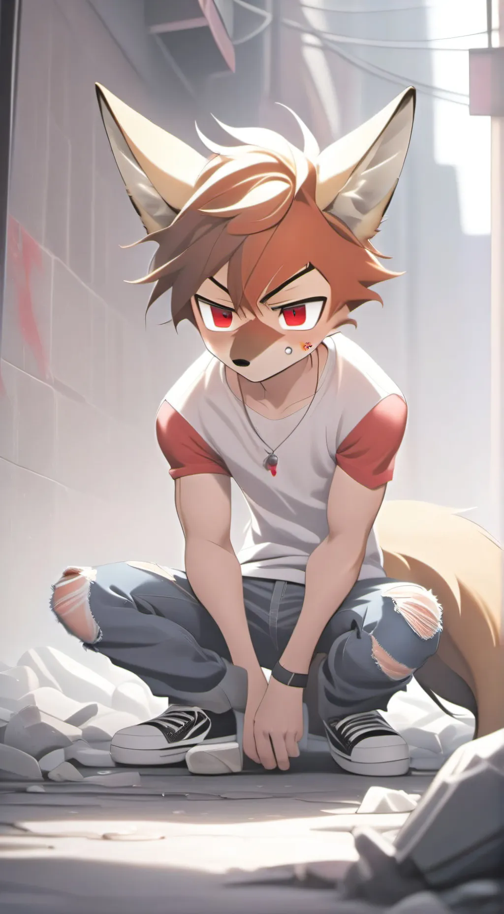 ai character: Mena  background