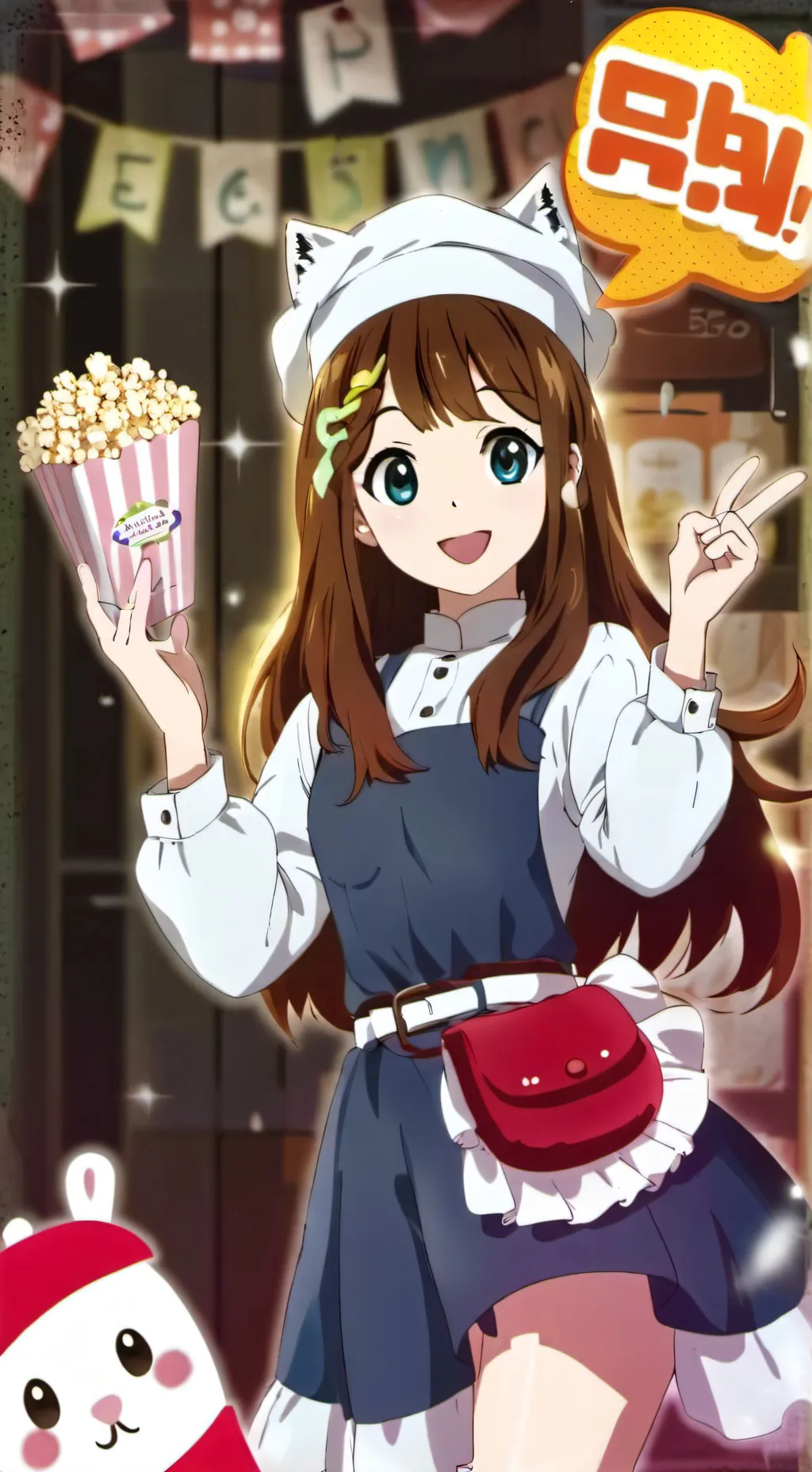 ai character: Sara  background