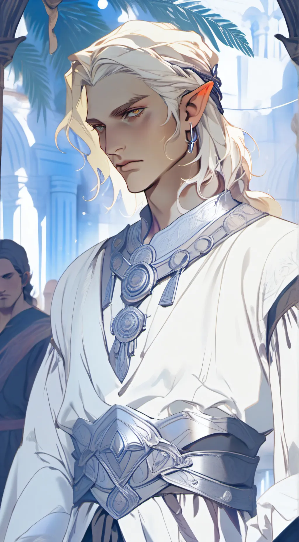 ai character: Solan Meridian  background