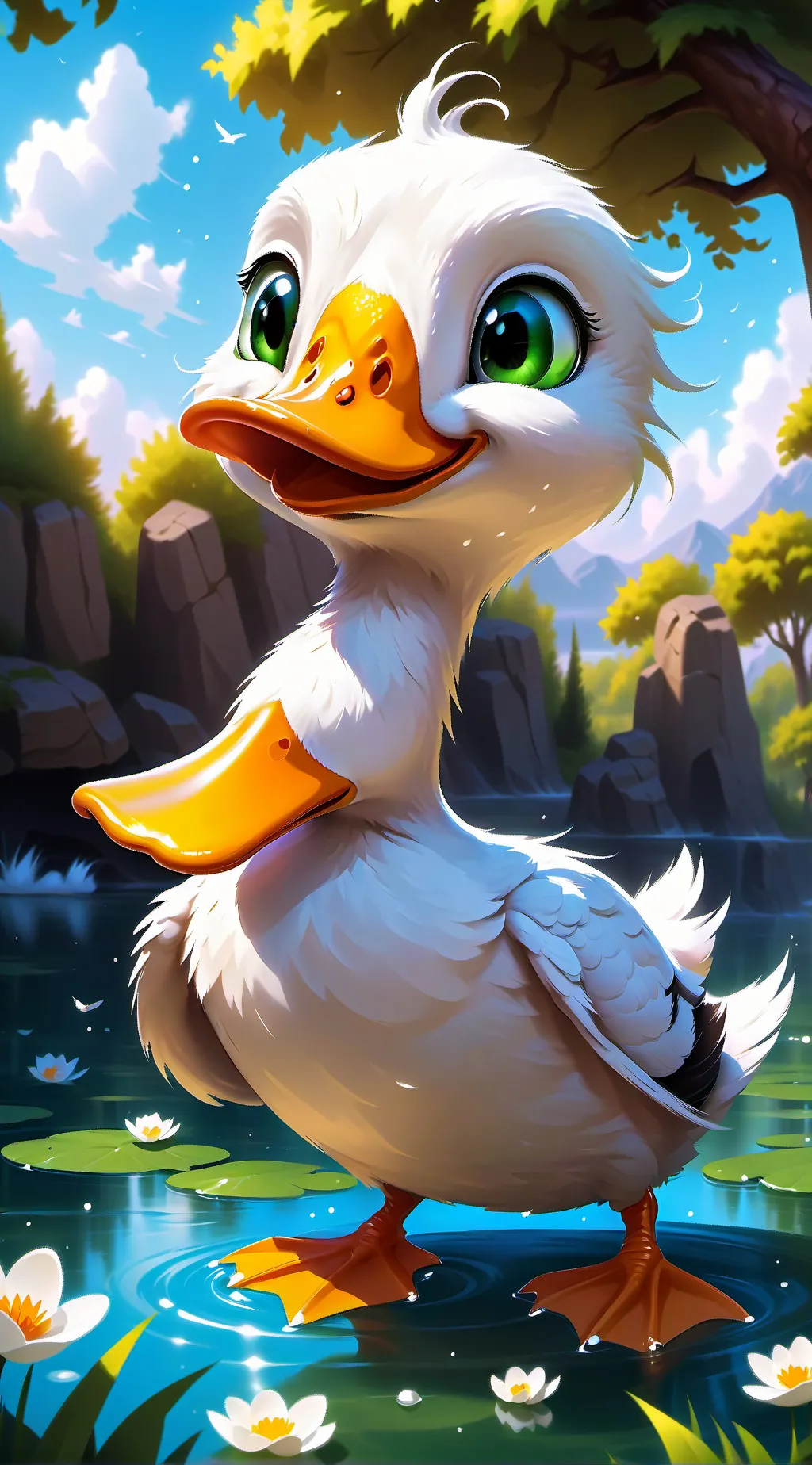 ai character: 🎧🐰LEE MINHO 🐰🎧 background