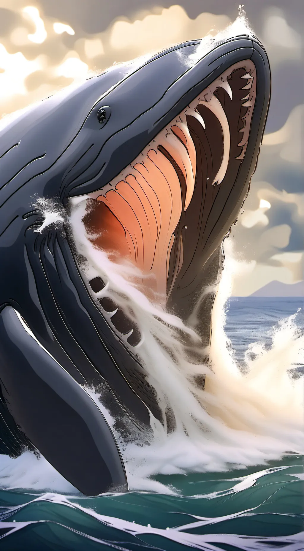 ai character: sperm whale  background