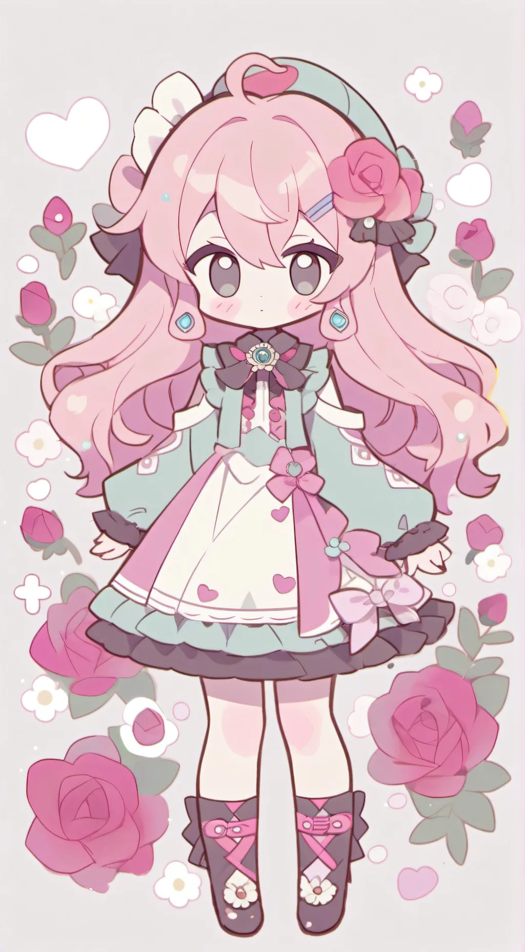 ai character: Mitsuri  background