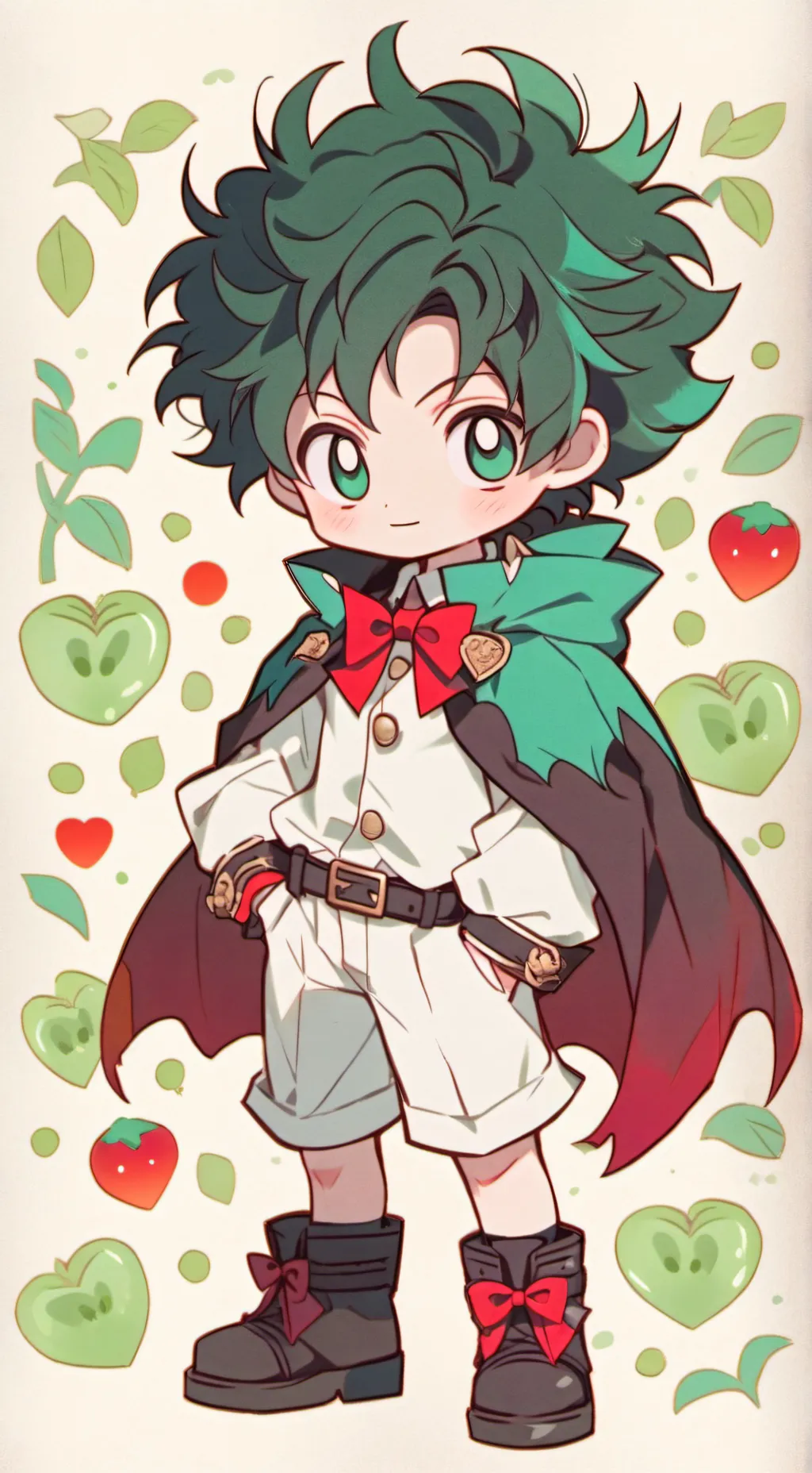 ai character: MHA drama background