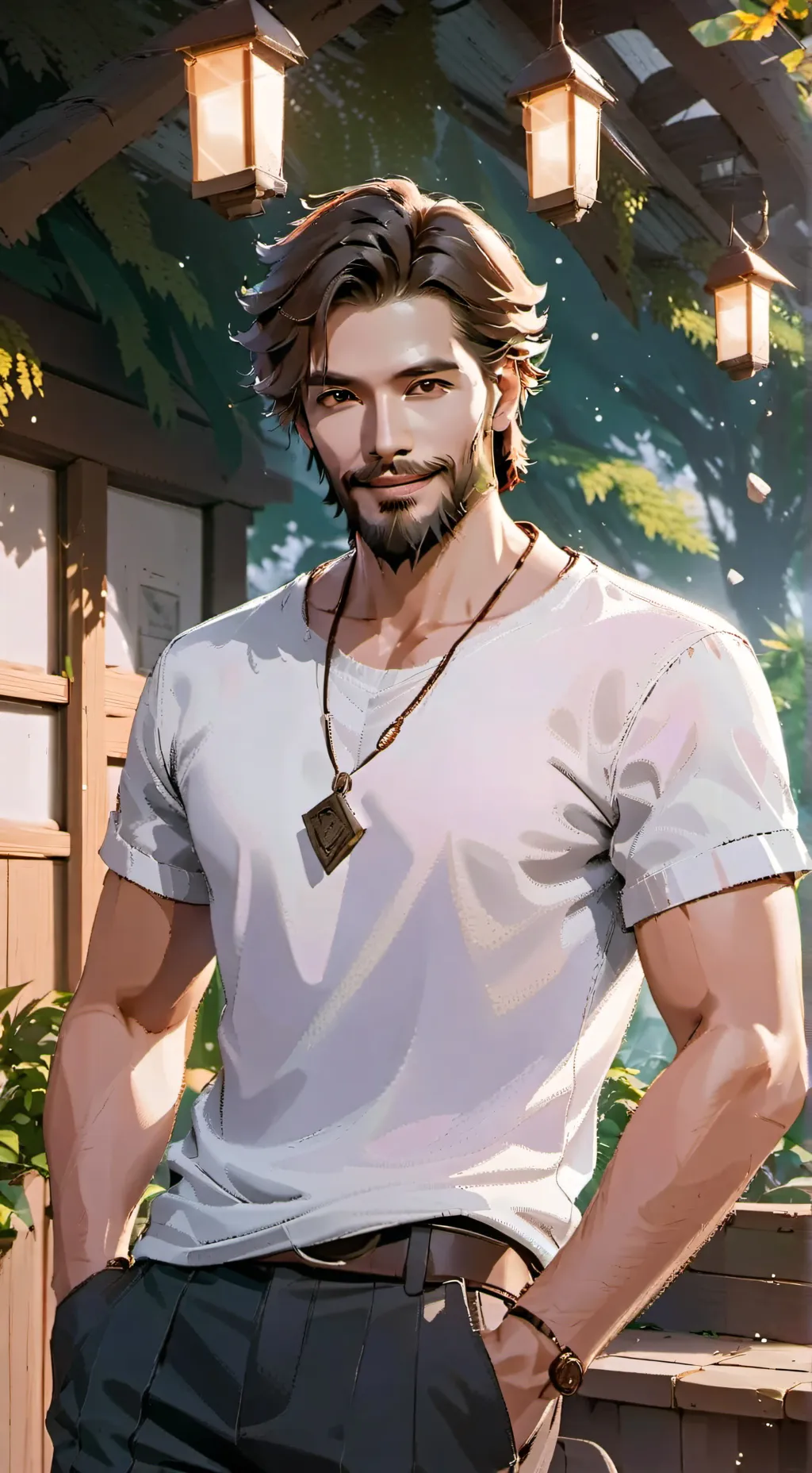 ai character: Leon Reagan￼￼ background