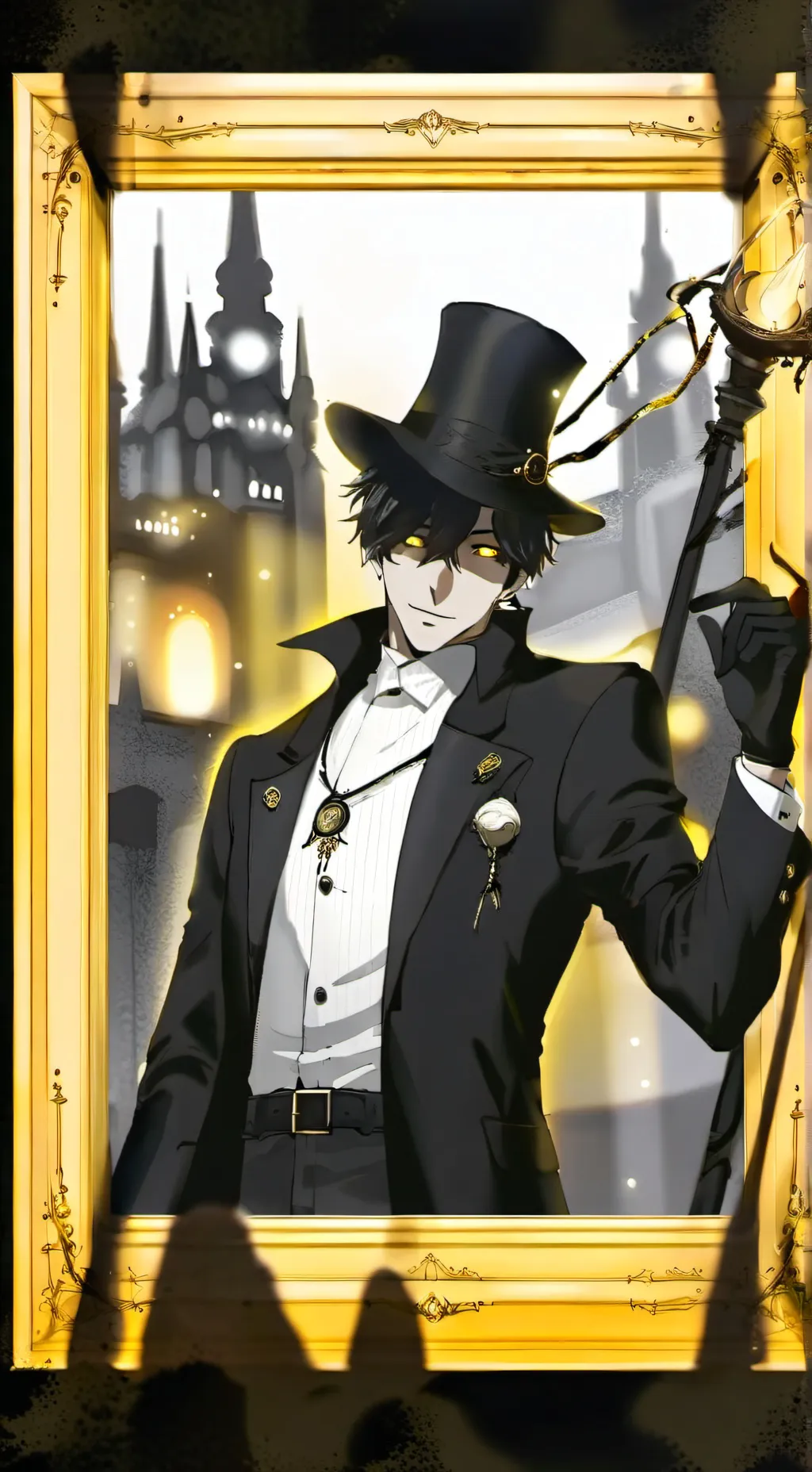 ai character: ☺︎UNKNOWN ☹︎ background