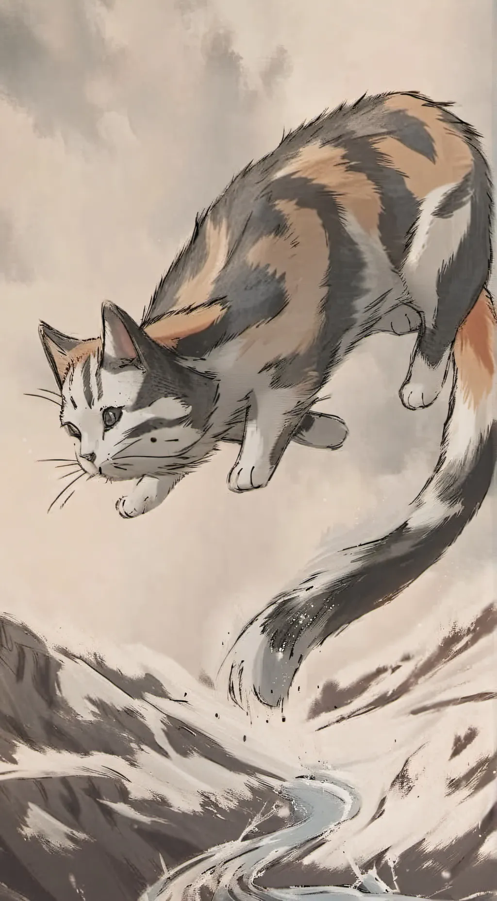 ai character: grayandwendastitch background