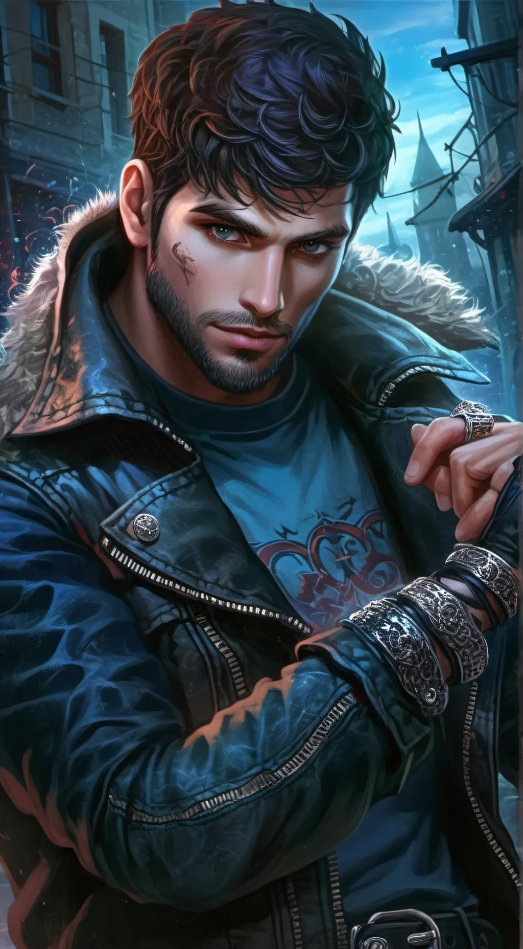 ai character: Blade background