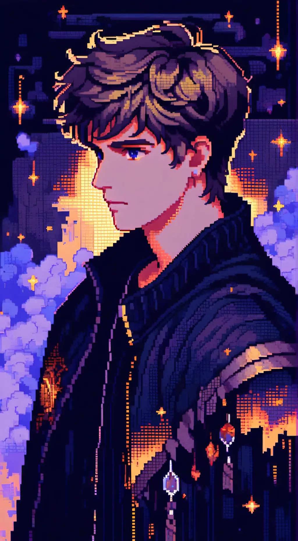 ai character: Luke castellan  background