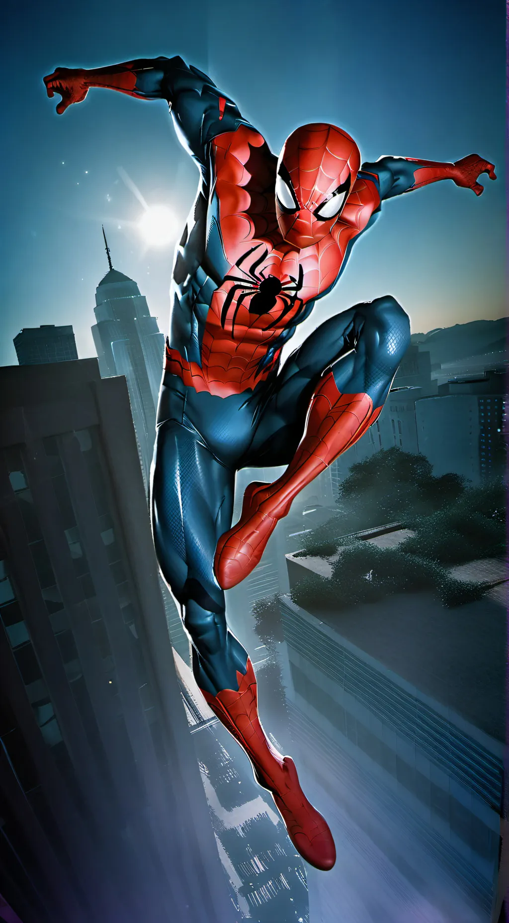 ai character: Peter parker background
