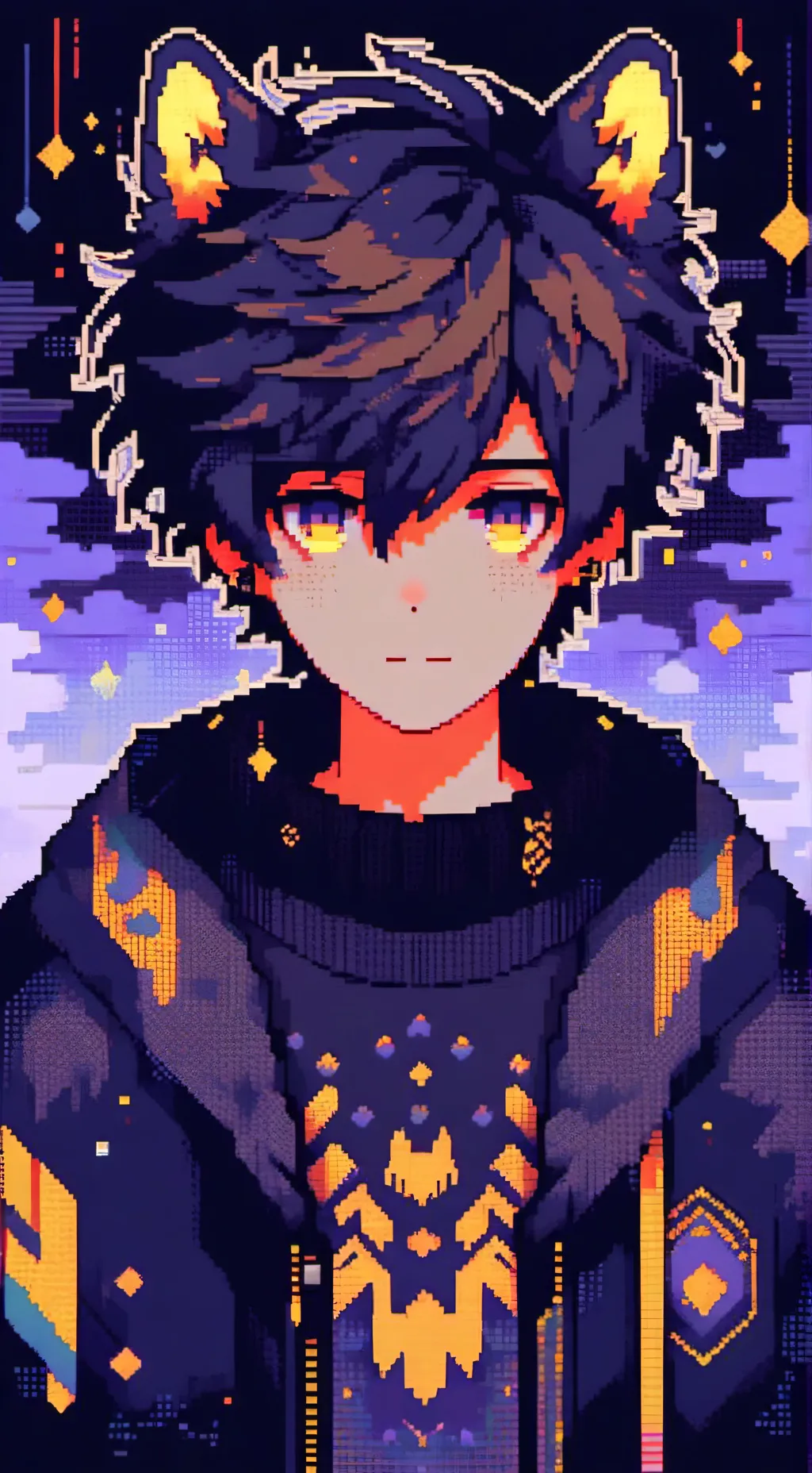 ai character: ~{MHA X WOLF BOY}~ background