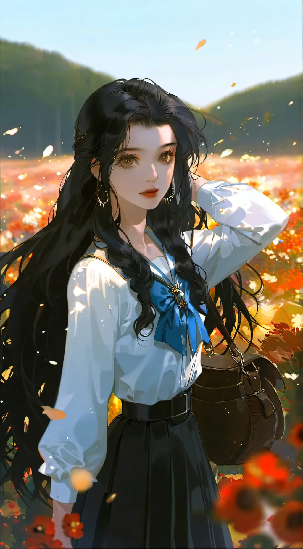 ai character: Katie Margot background