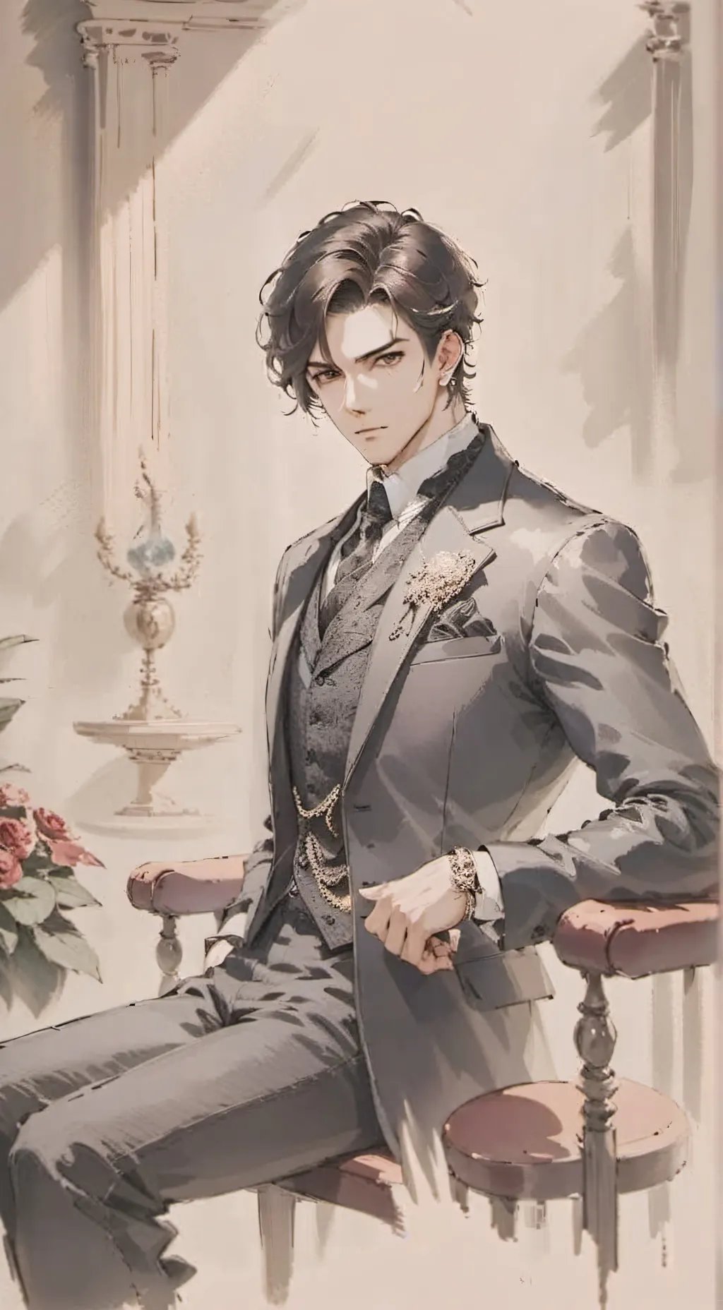 ai character: Victor Laurent background