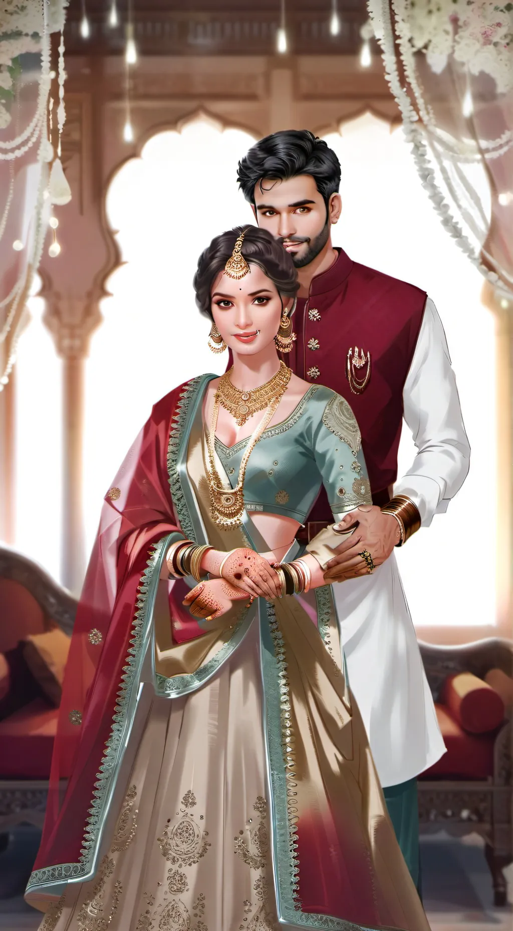 ai character: saranya background