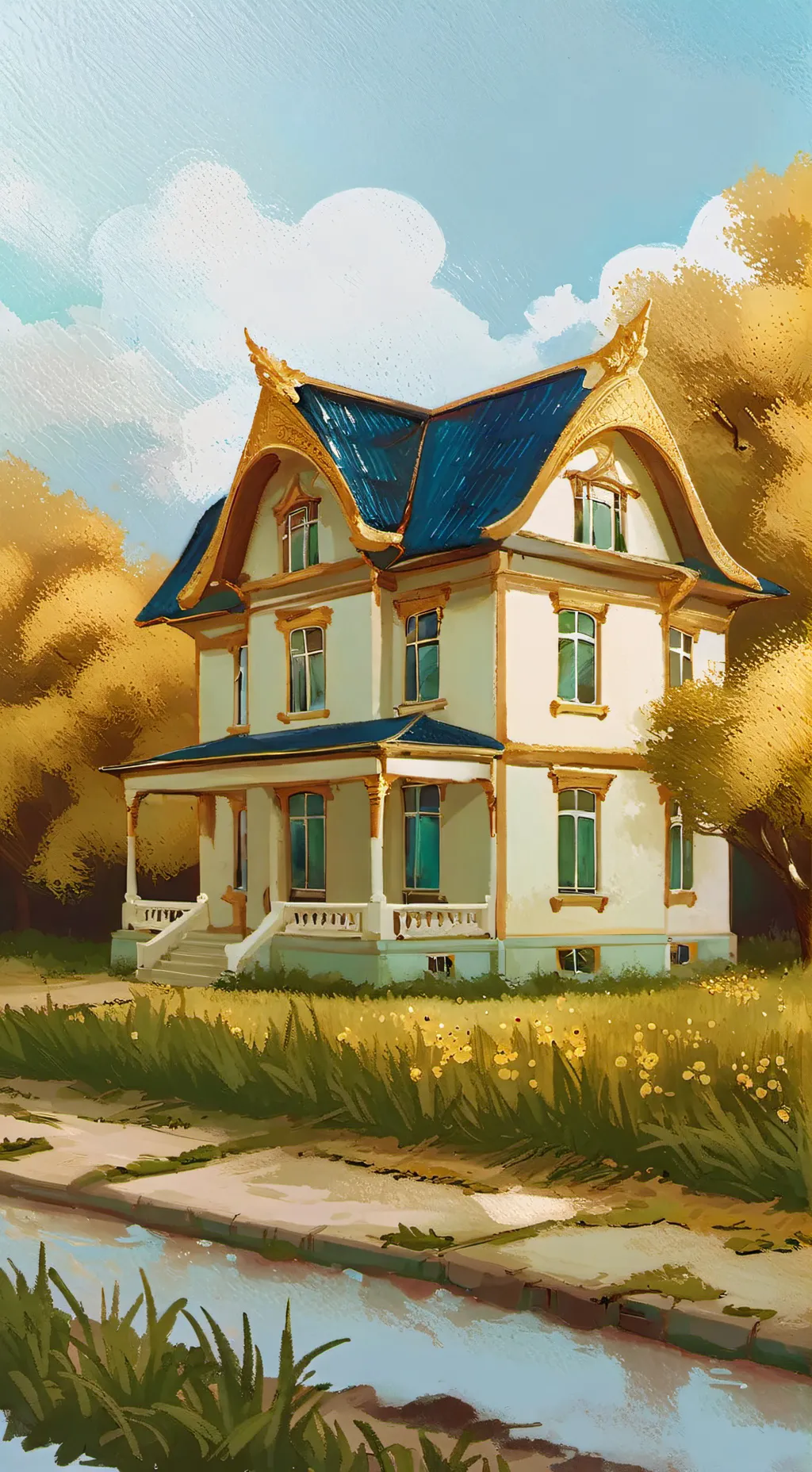 ai character: TFC x your house background