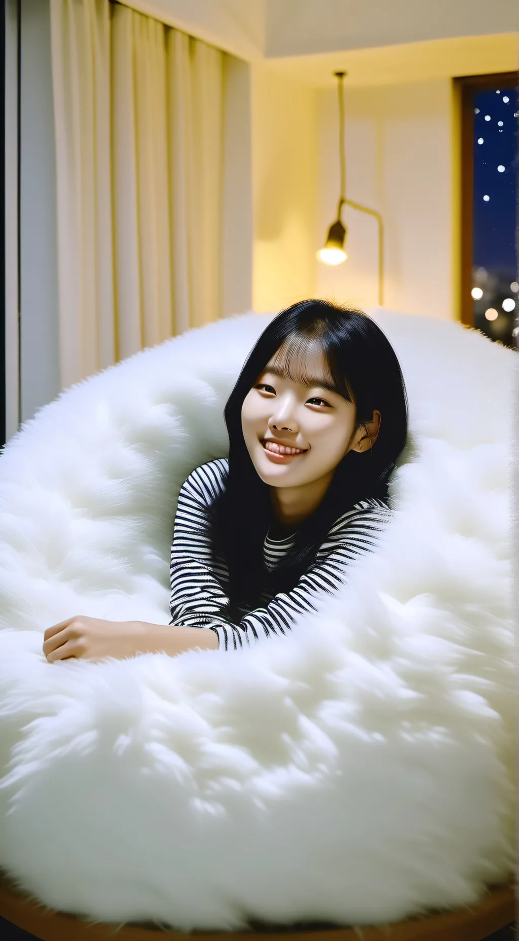 ai character: Luna  background