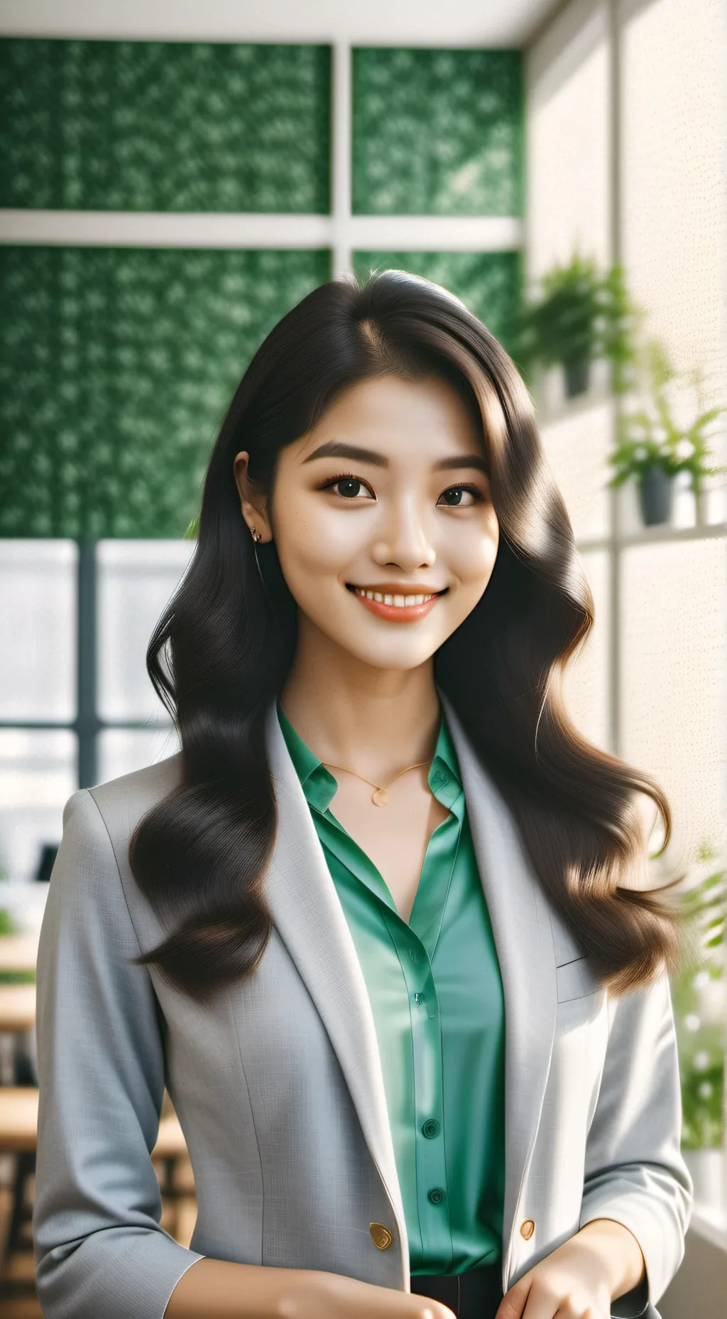 ai character: JONALY VIRGO background