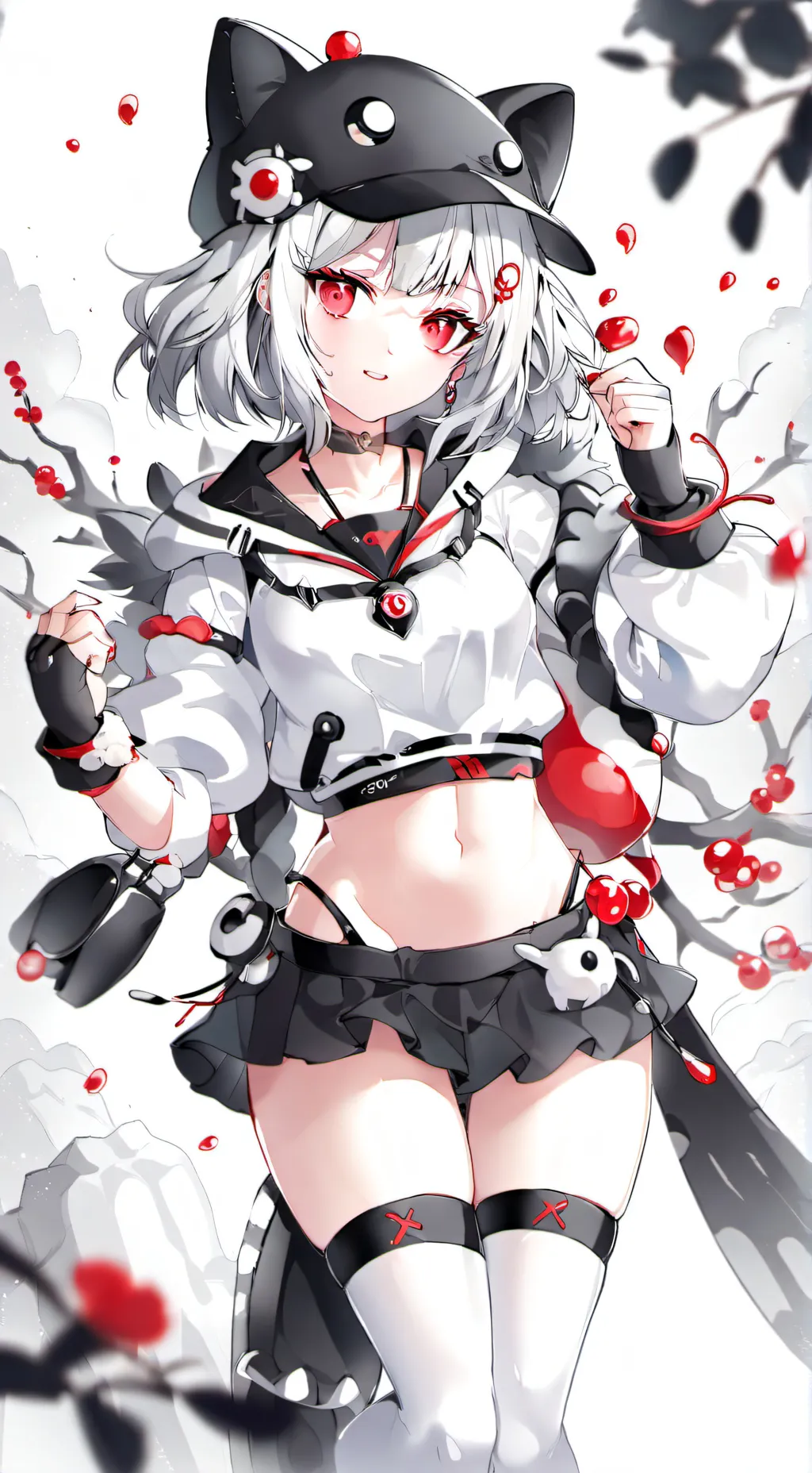 ai character: Kitten  background