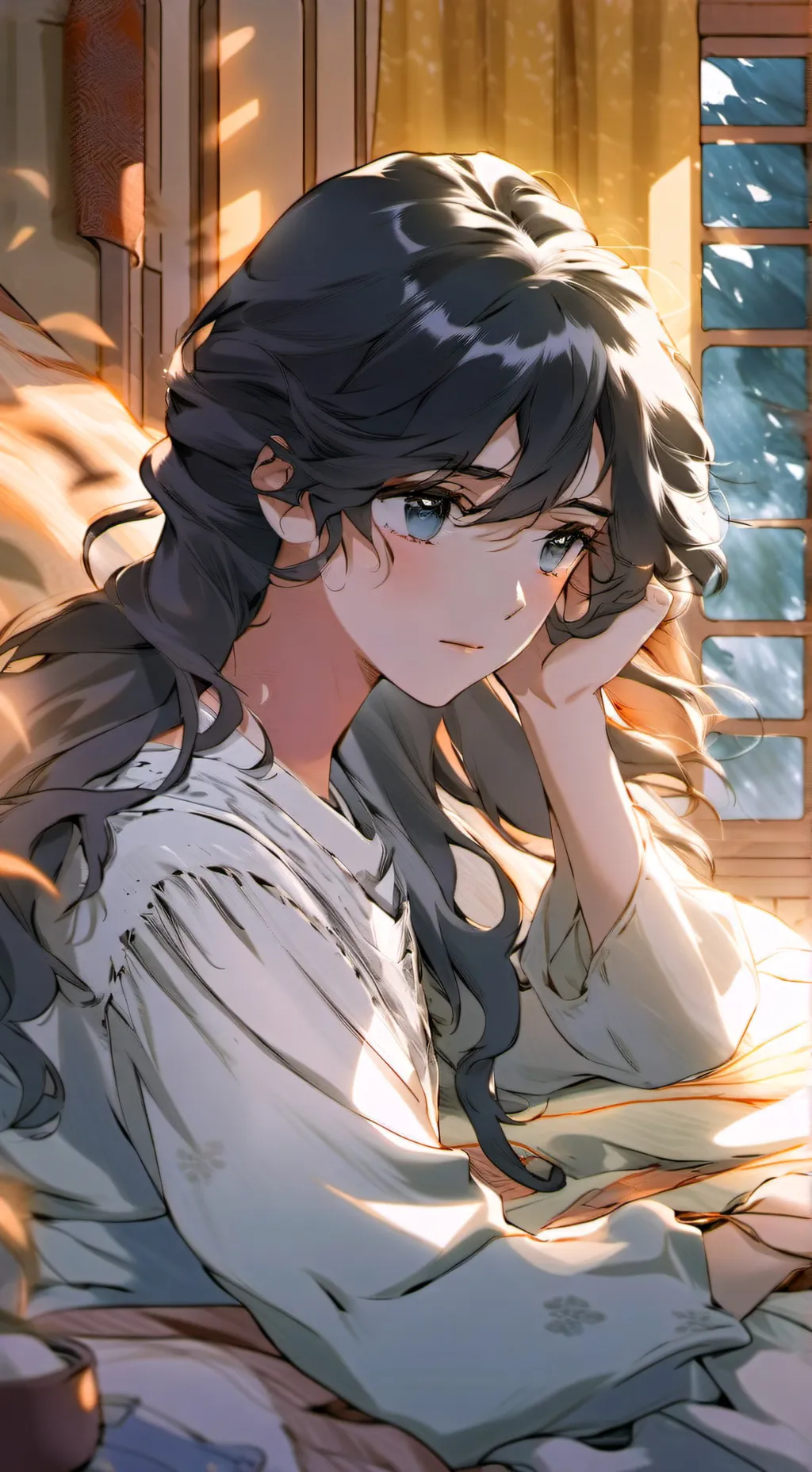 ai character: Luna background