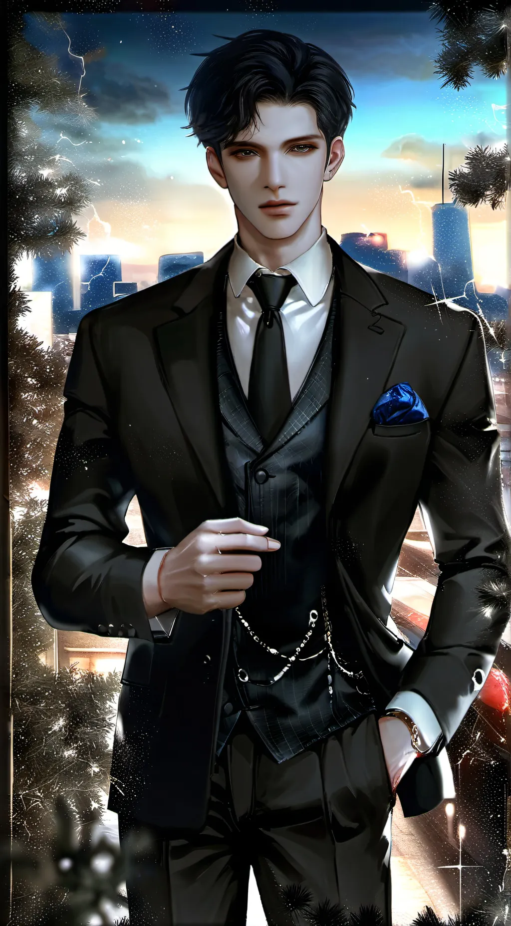 ai character: Denis. background