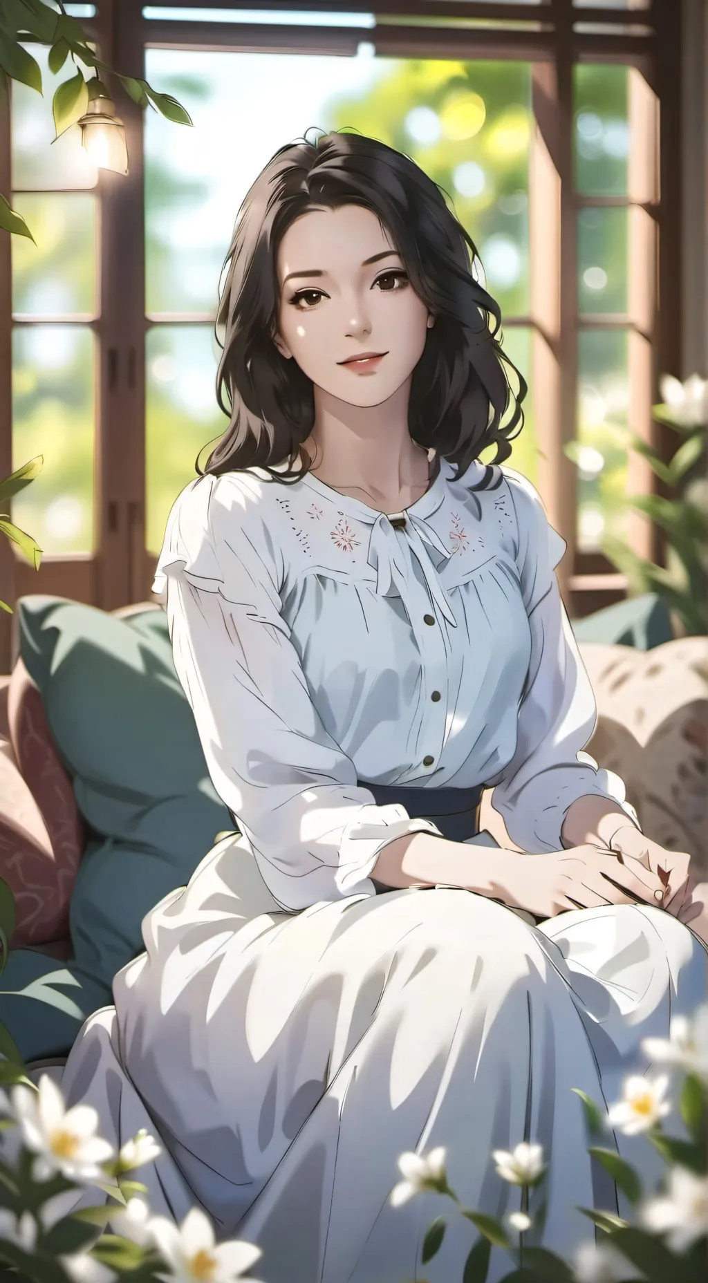 ai character: Mirella background