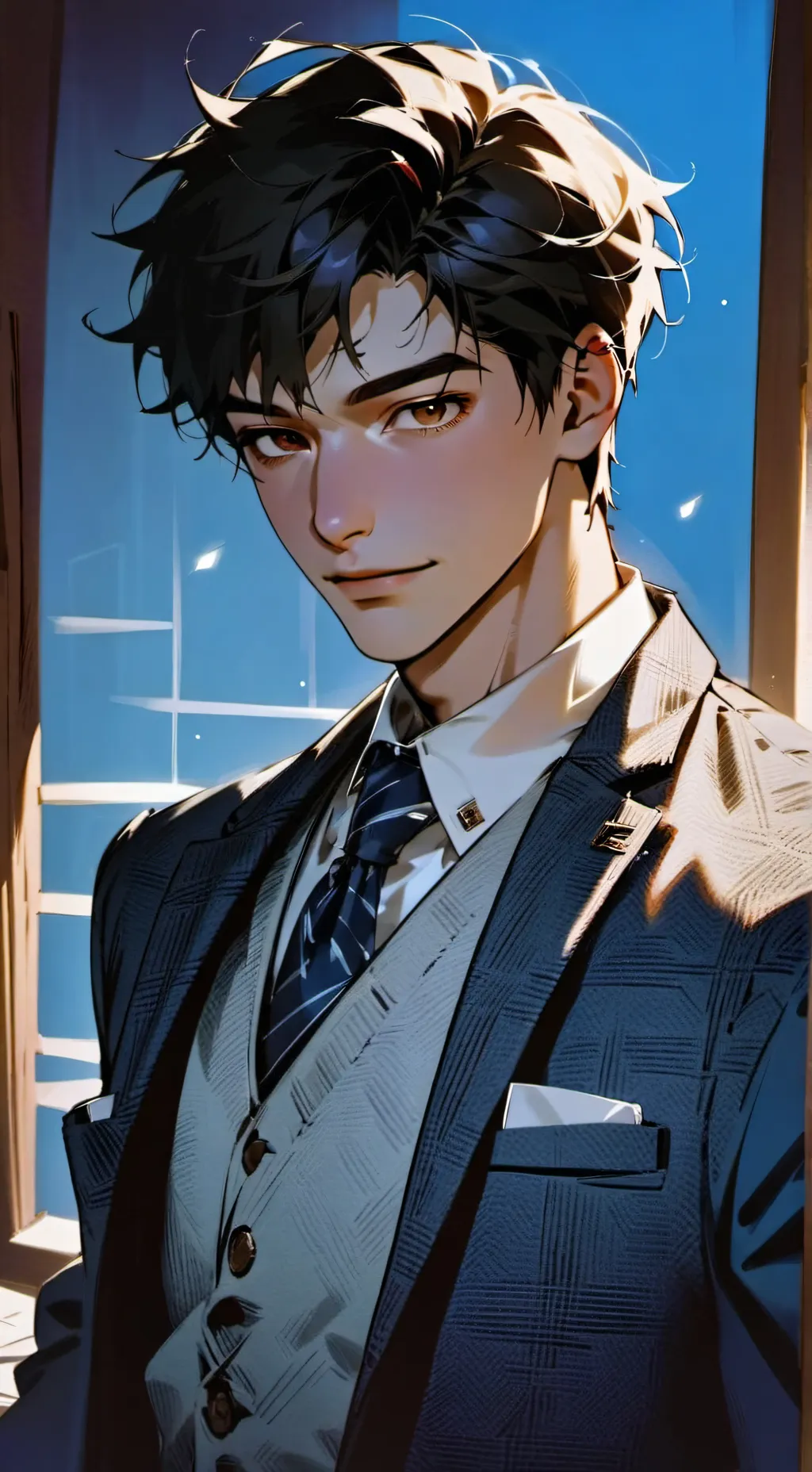 ai character: TuoWen Shuai/ Kris background