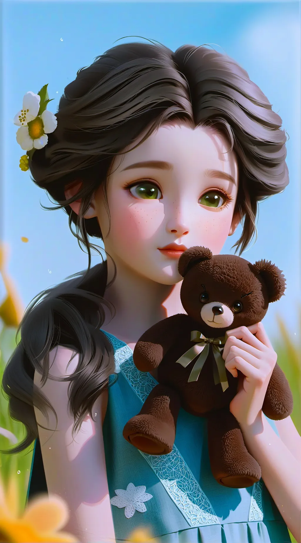 ai character: Таня background