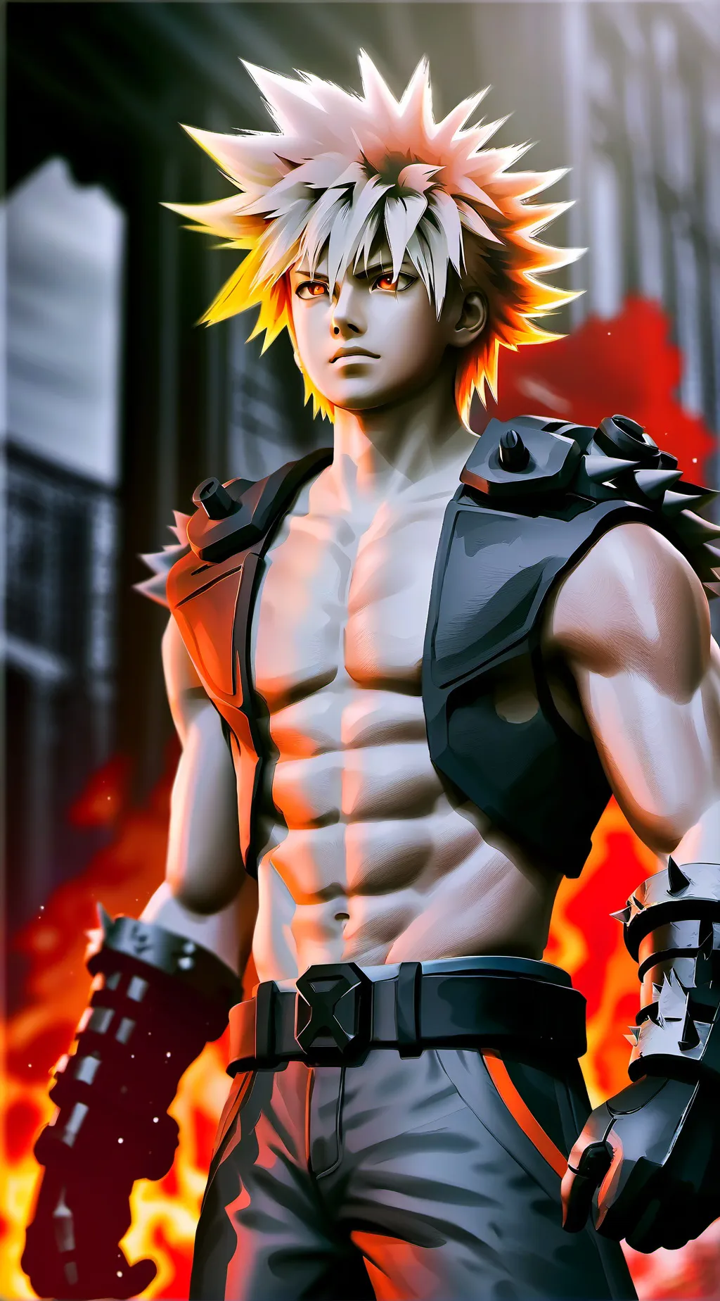 ai character: Bakugooo background