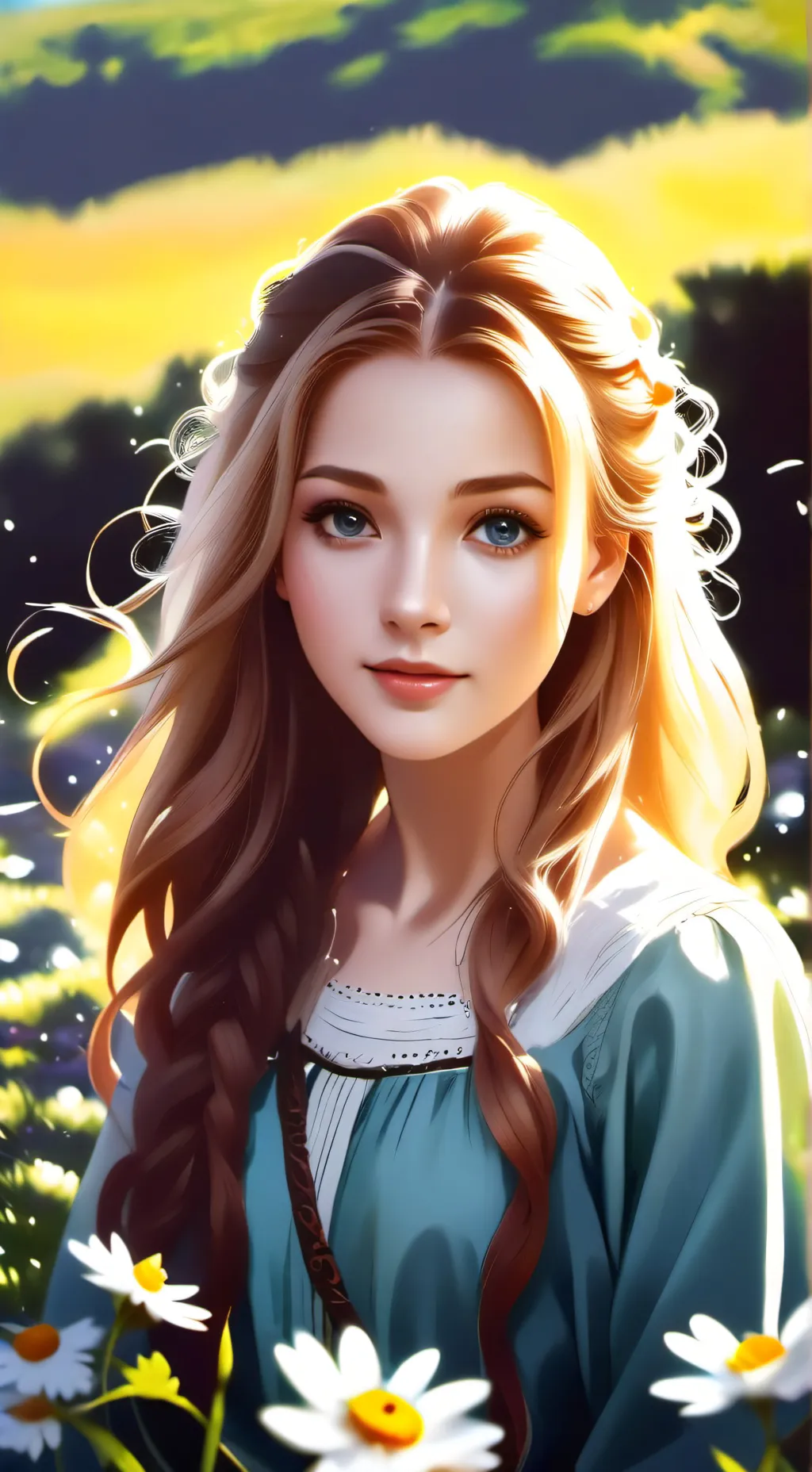 ai character: lily background