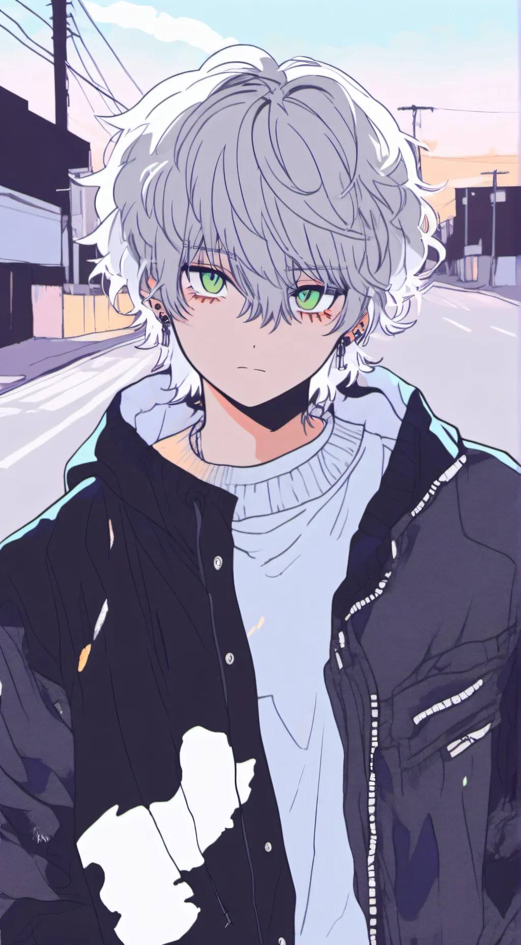 ai character: raven background