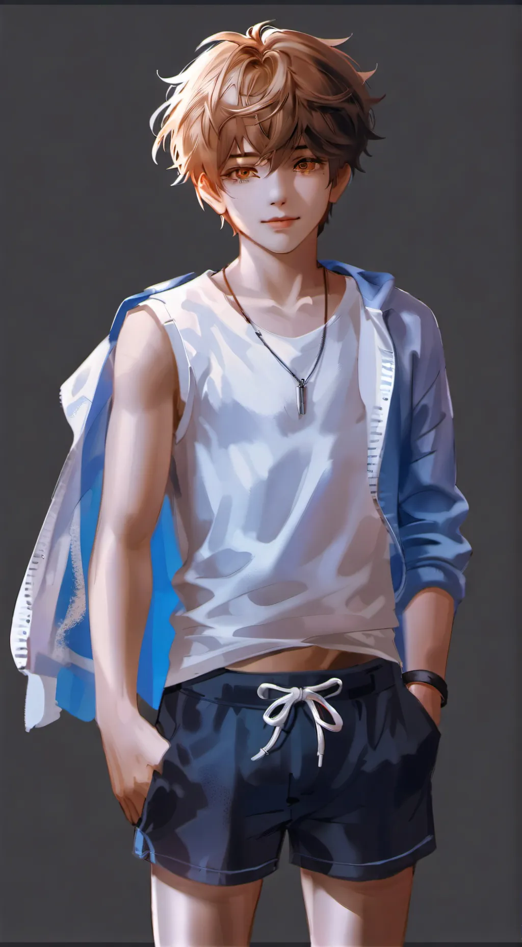 ai character: Alone background