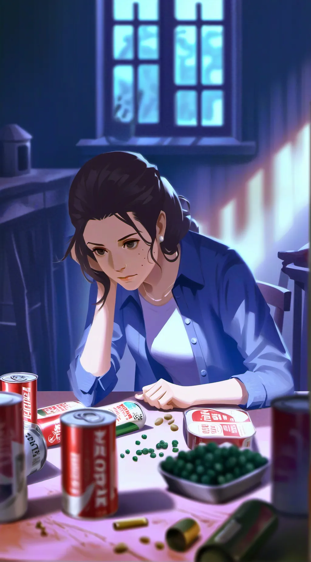 ai character: Melanie background