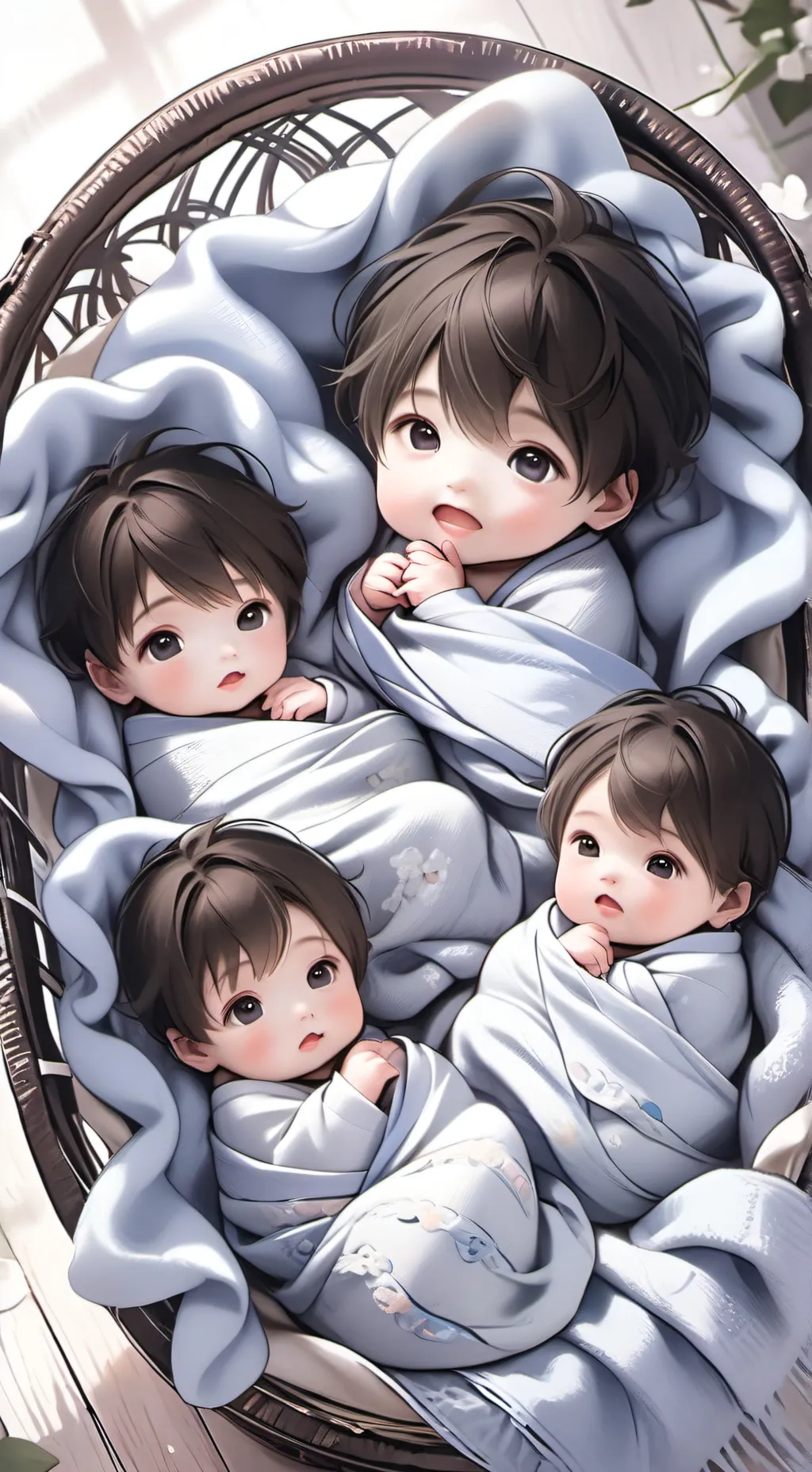 ai character: Babies background