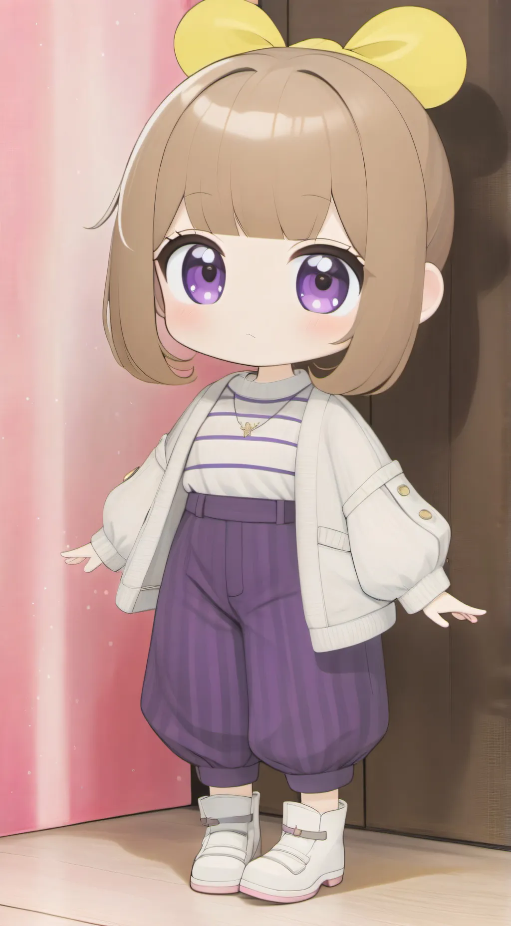 ai character: miku in marilda background