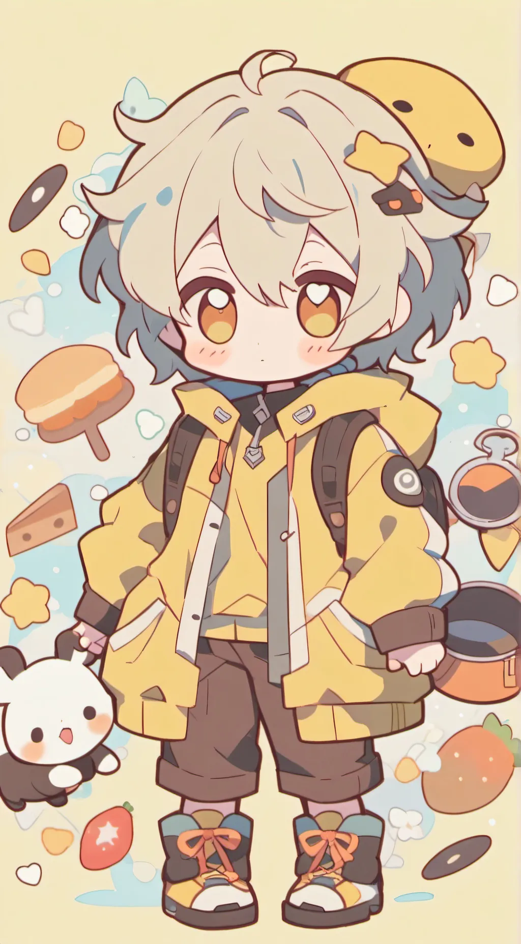 ai character: Zenitsu  background