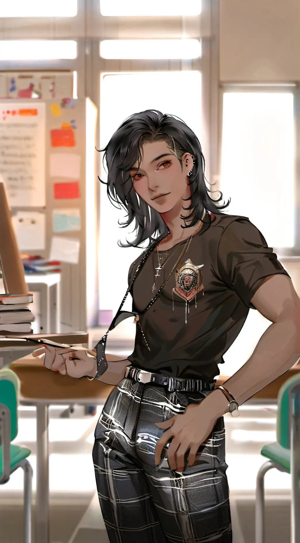 ai character: Officer Lin background