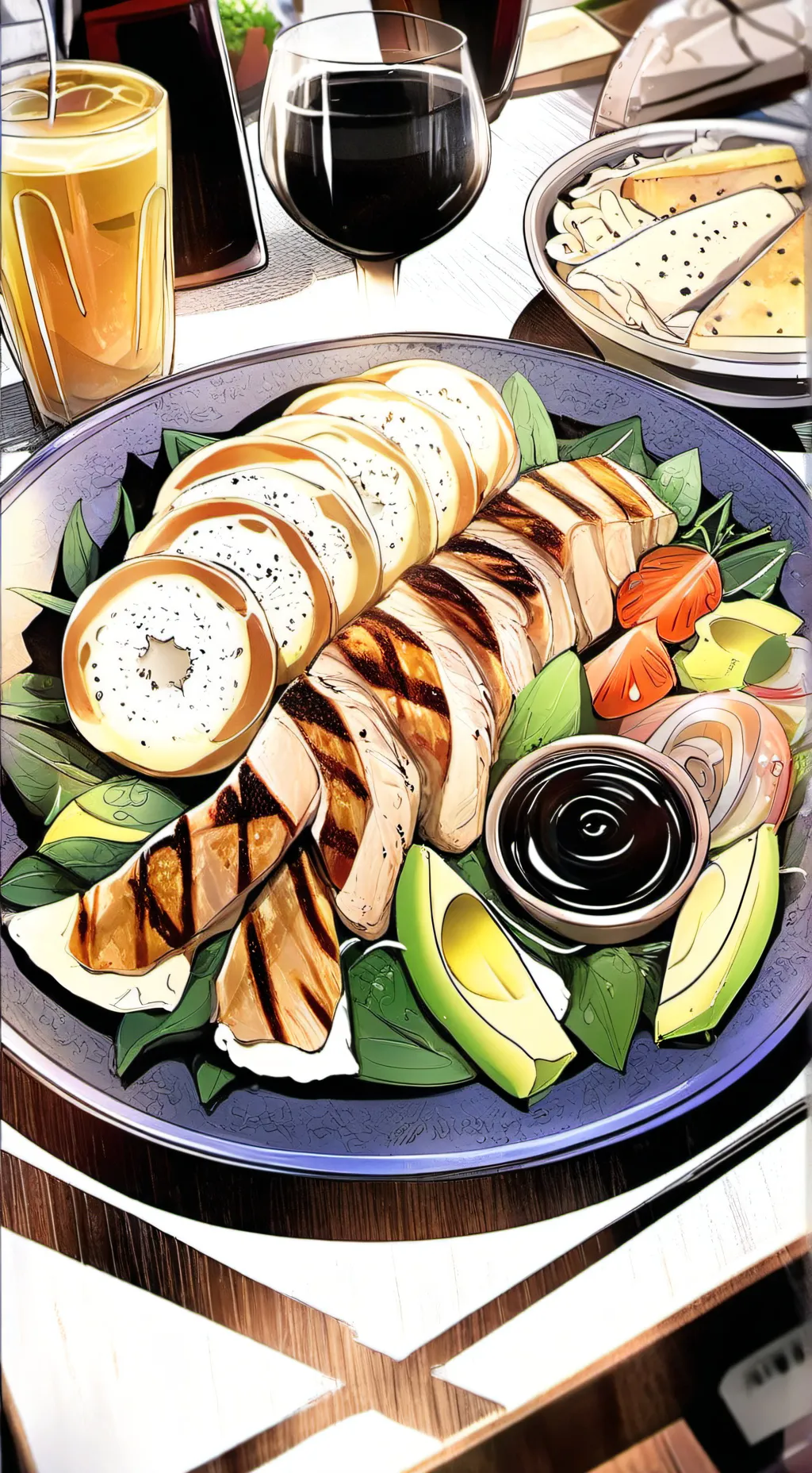 ai character: DeadPlate background