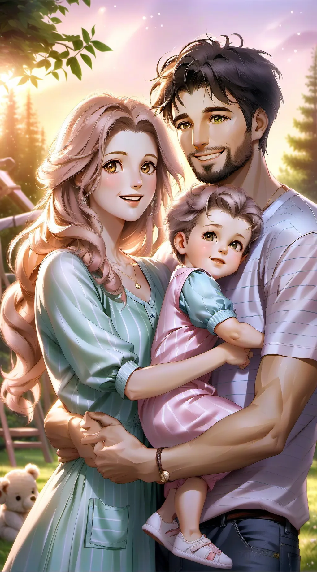 ai character: Strict family background