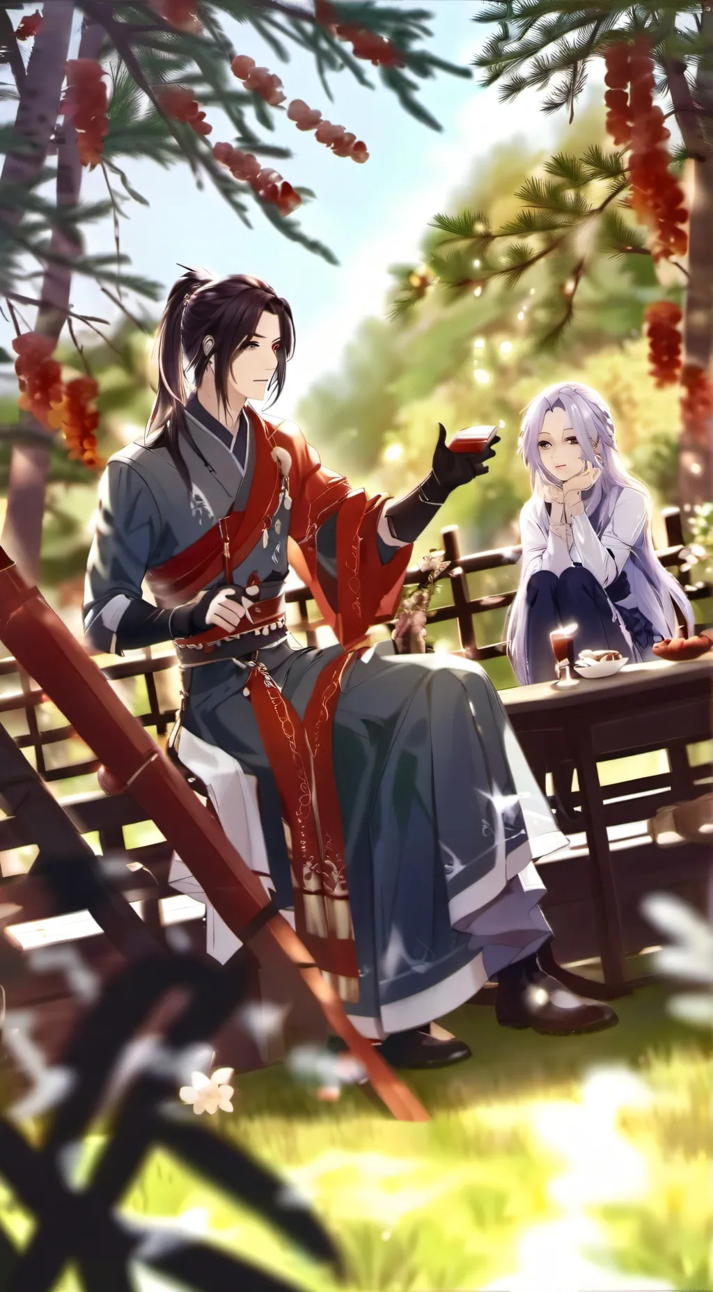 ai character: vanilla pure cooki background