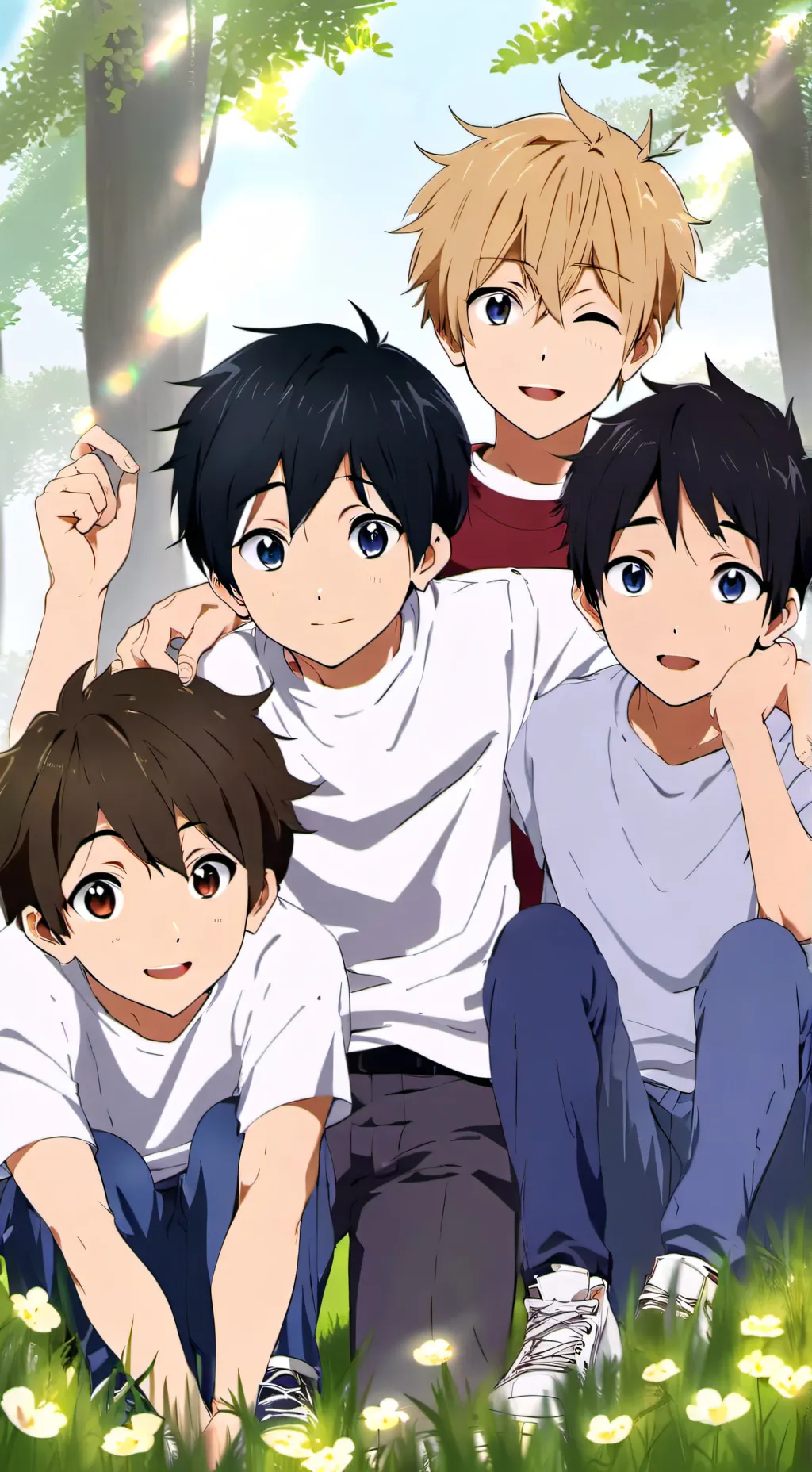 ai character: Luminite Suns background