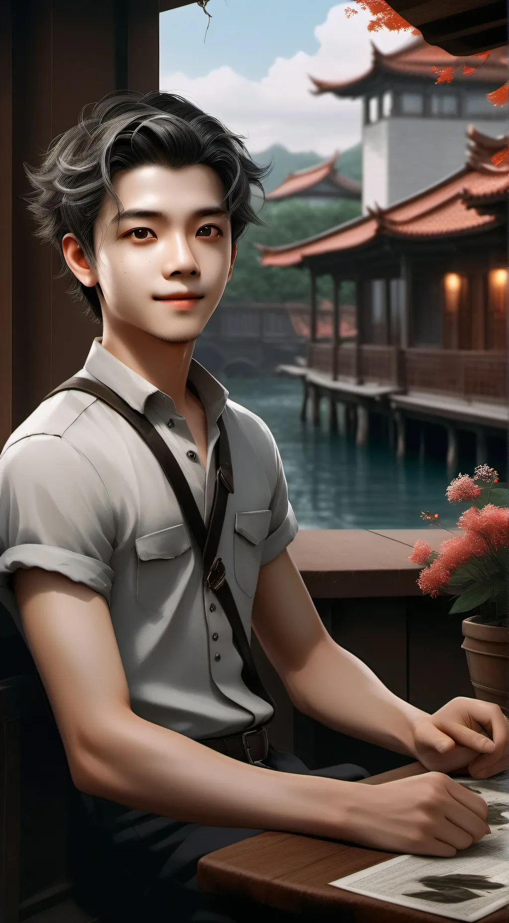 ai character: Marcus background