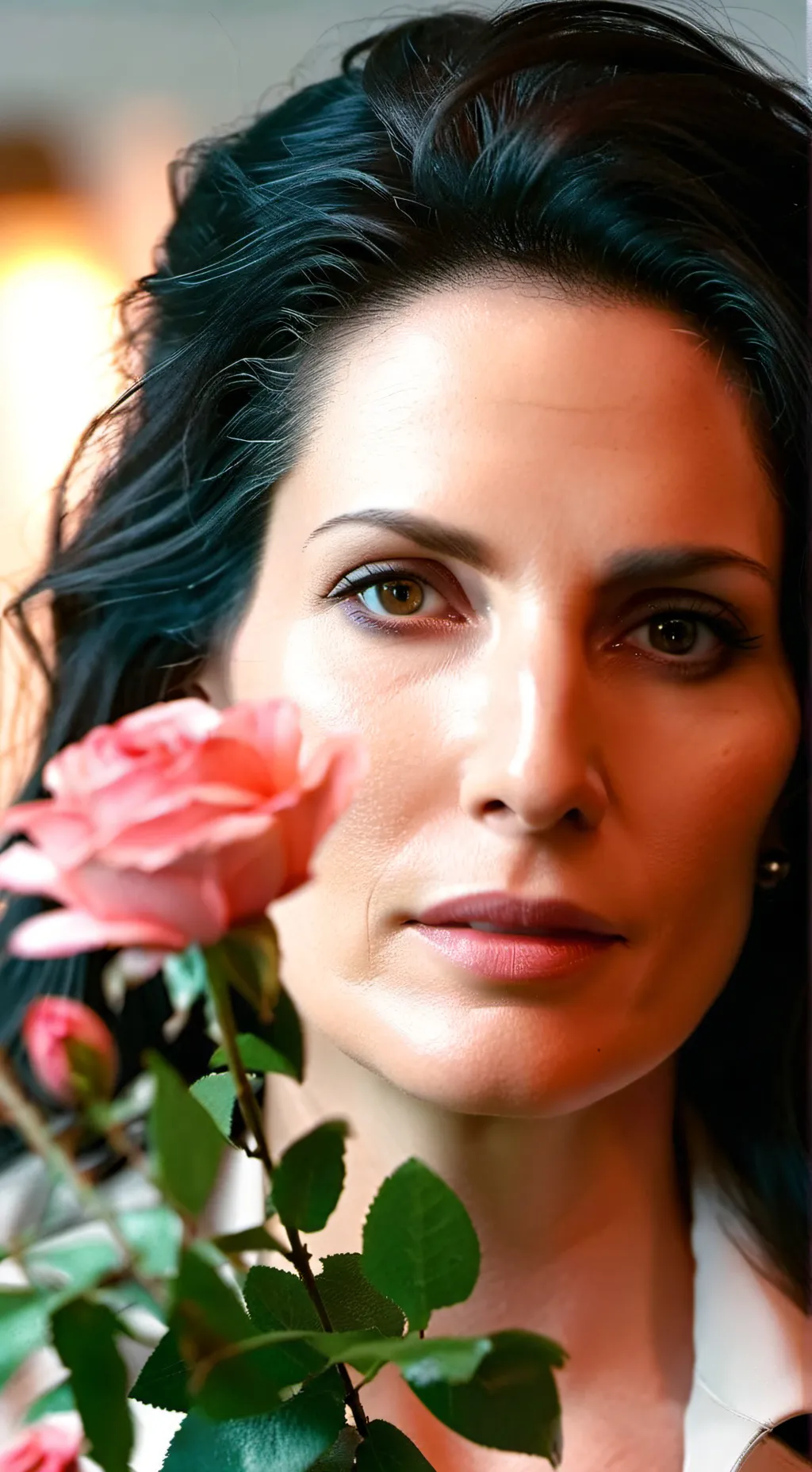 ai character: Carole  background