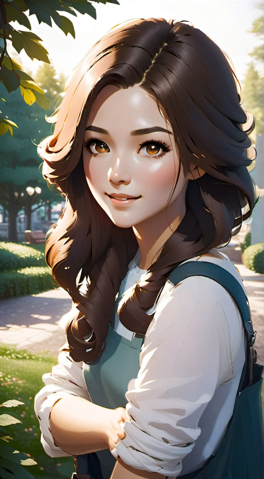 ai character: Lily  background